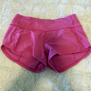 Women's Pink Speed Up Shorts